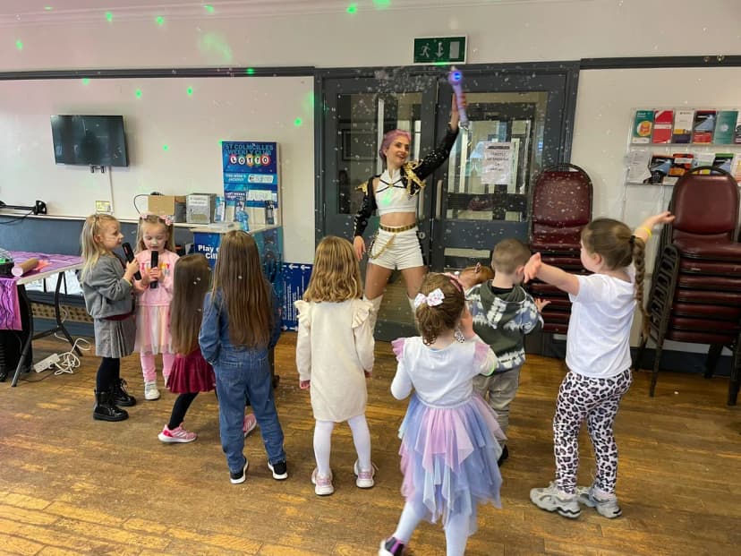 K-pop themed kids party photo in Dublin