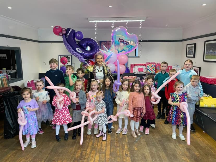 K-pop themed kids party photo in Dublin